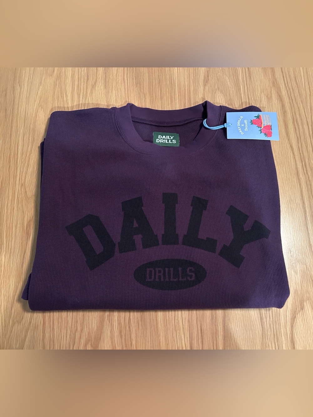Daily Drills x Driscoll's Daily Thermal + Resort Shorts Set - Plum Size M/L NWT - Picture 2 of 15